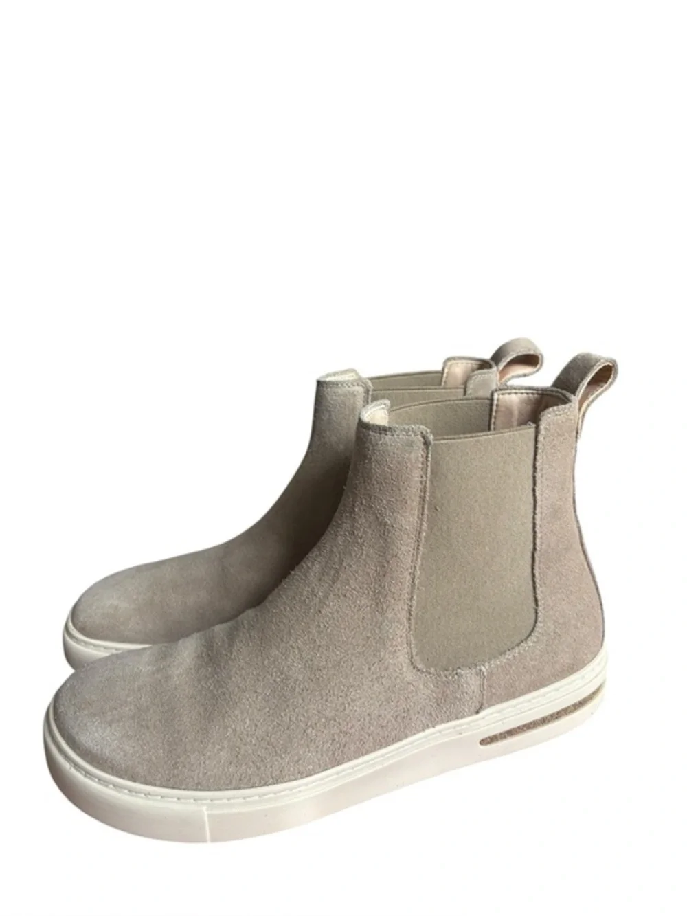 BIRKENSTOCK BEND CHELSEA BOOTS - TAUPE SUEDE size 38S/USL7 M5